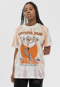 Paradiso Clothing GRATEFUL DEAD SUGAR MAGNOLIA DIP DYE - Print T-shirt - white