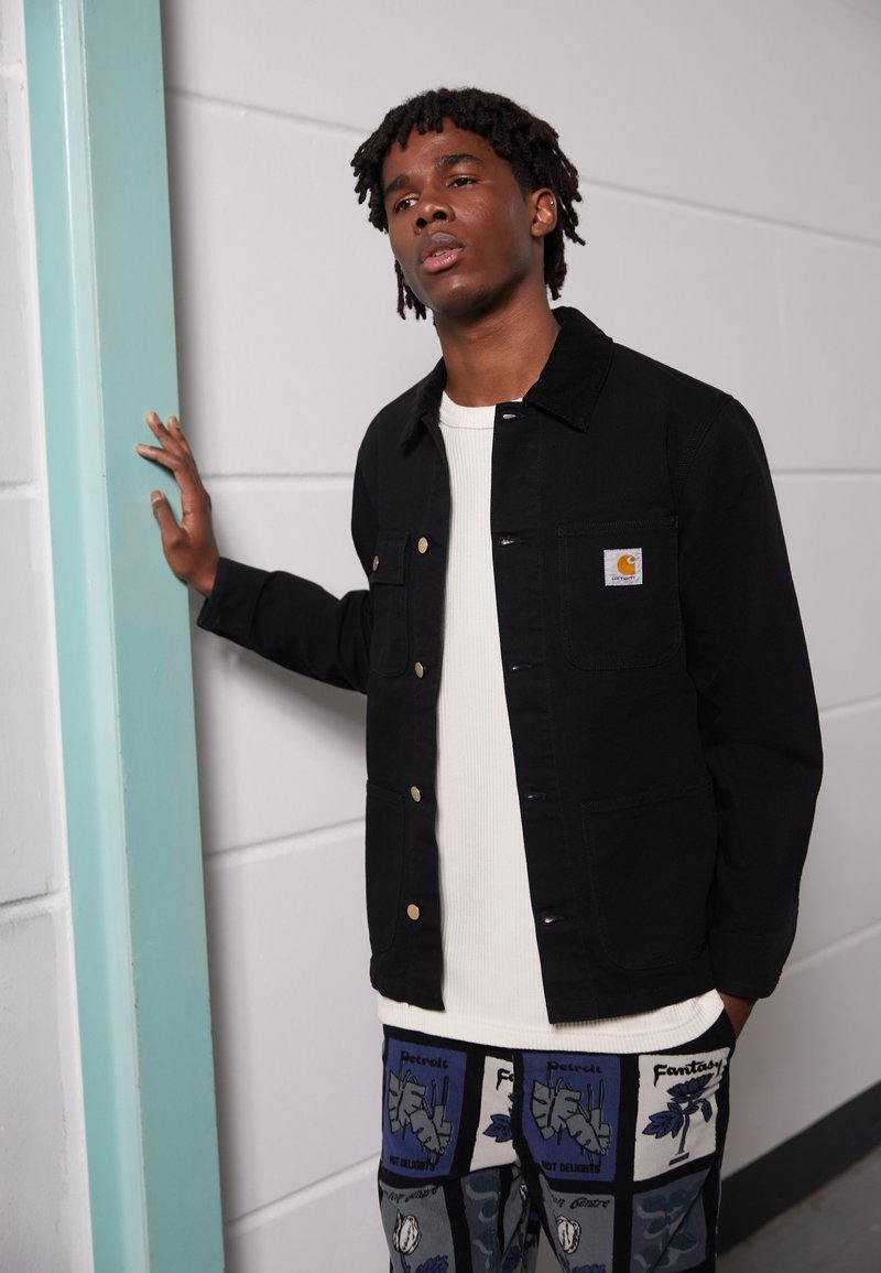 Carhartt WIP MICHIGAN COAT - Casaco de verão -   black rinsed
