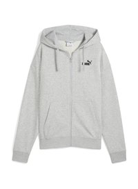 SMALL LOGO COMFORT MIT DURCHGEHENDEM  - Cipzáras pulóver - light gray heather