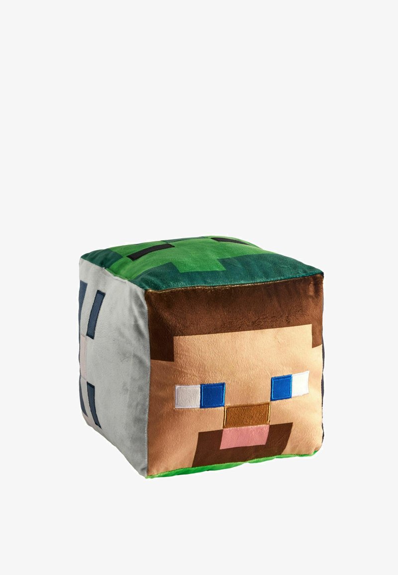 Minecraft Characters Spring Next CUBE CUSHION UNISEX - Pyntepuder - minecraft character/grøn ...