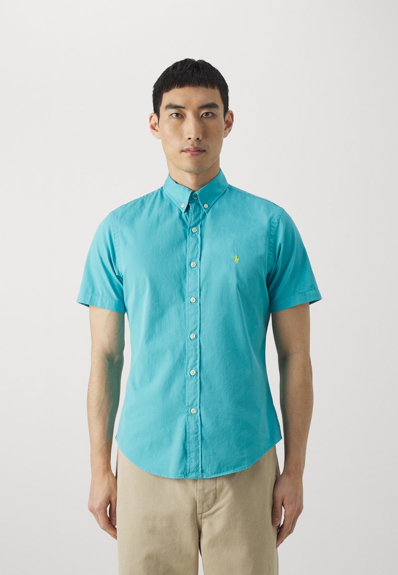 Polo Ralph Lauren Men's Camicia Con Blue