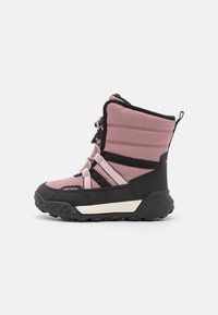 Geox TREKKYUP GIRL AB - Vinterstøvler - antique rose/black