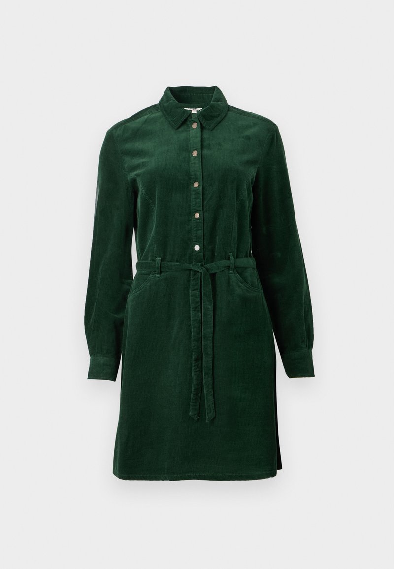ONLY ONLNESSA CORD DRESS - Shirt dress - pineneedle/dark green - Zalando ONLY ONLNESSA CORD DRESS - Shirt dress - pineneedle/dark green - Zalando