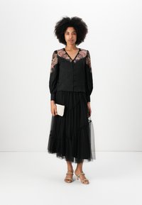 TWINSET SKIRT - A-linjainen hame - nero