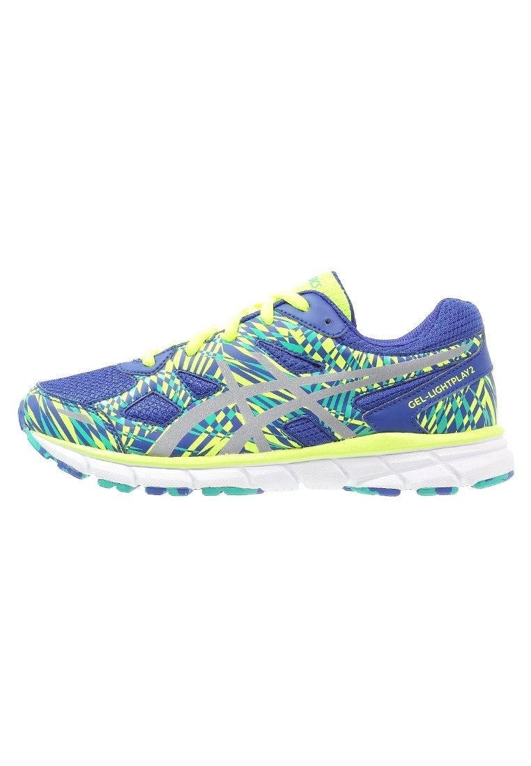 ASICS GEL-LIGHTPLAY 2 - Zapatillas running asfalto - blue/silver/flash yellow