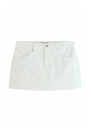 Next REGULAR FIT - DENIM MINI SKORT . - Shorts - white