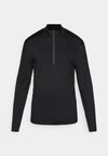 MEN HALF ZIP - Caraco - black