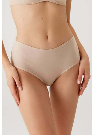 3-PACK HIGH WAIST - Briefs - beige