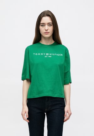 CORP LOGO TRAPEZE TEE - Μπλουζάκι με στάμπα - nouveau green