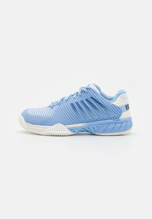 HYPERCOURT EXPRESS 2 - Clay court tennis shoes - bright white/open air/estate blue