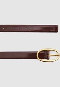 Reiss DREW OVAL BUCKLE  - Vyö - oxblood