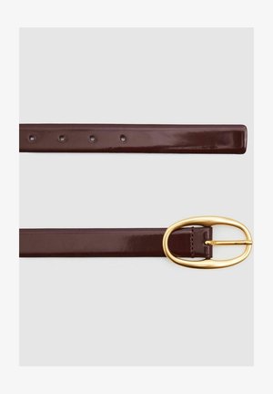 Reiss DREW OVAL BUCKLE - Öv - oxblood
