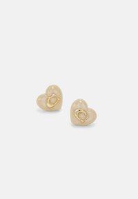 COACH EARRING HEART STUD - Örhänge - gold-coloured