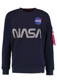 Alpha Industries NASA REFLECTIVE Sweatshirt blue/dunkelblau