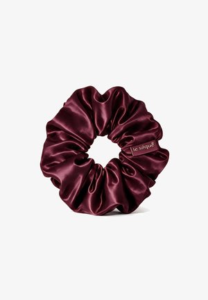 CRYSTALLOVE, GUMKA DO WŁOSÓW Z JEDWABIU BURGUNDY - ROZMIAR L | LE SILQUE - Haar-Styling-Accessoires - burgundy