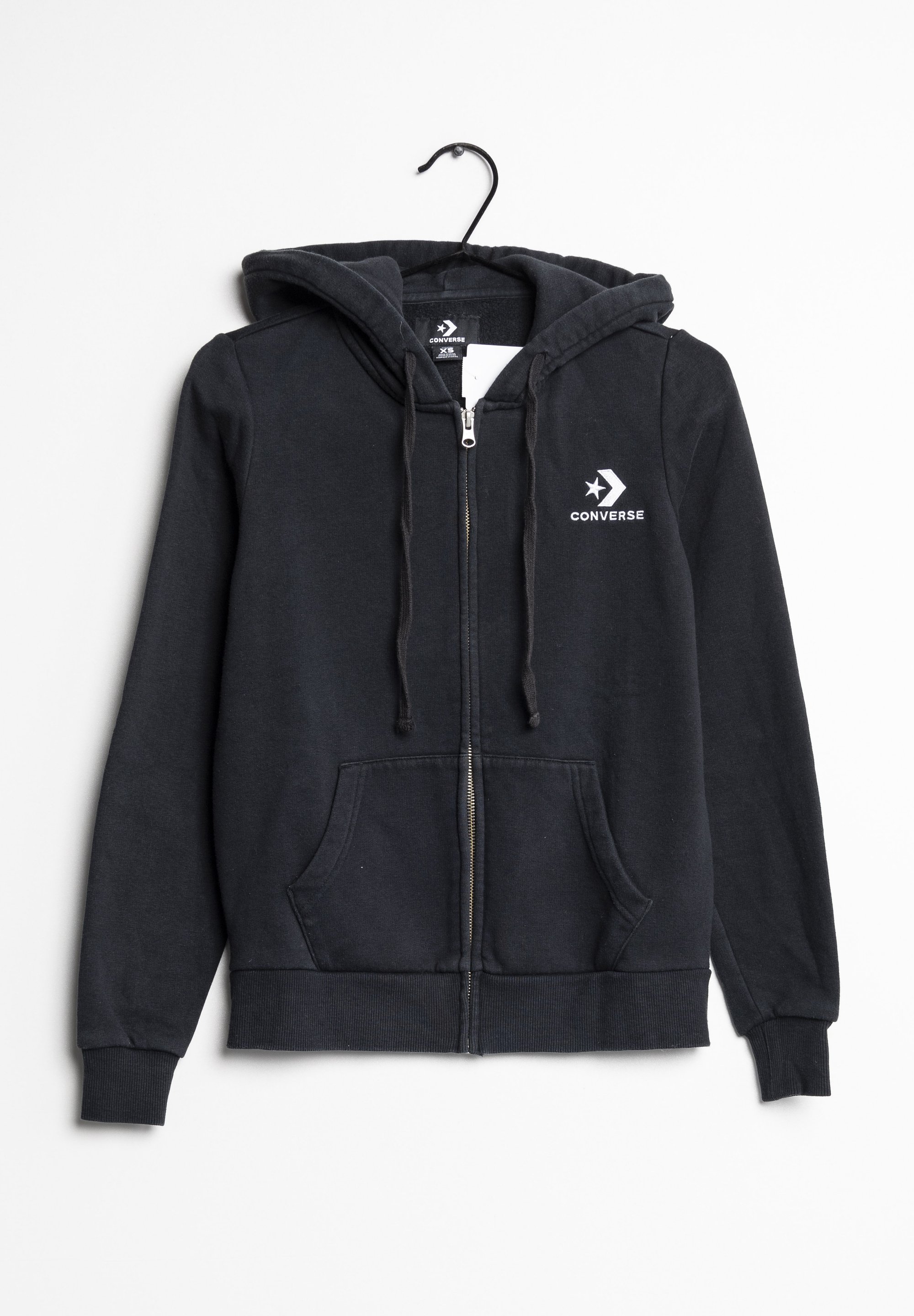 Converse Zip-up sweatshirt black (Pre-owned)