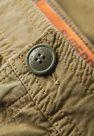 Superdry UTILITY PARACHUTE - A-line skirt - dark sage green