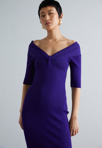 Philosophy di Lorenzo Serafini Φόρεμα σε ίσια γραμμή - violet