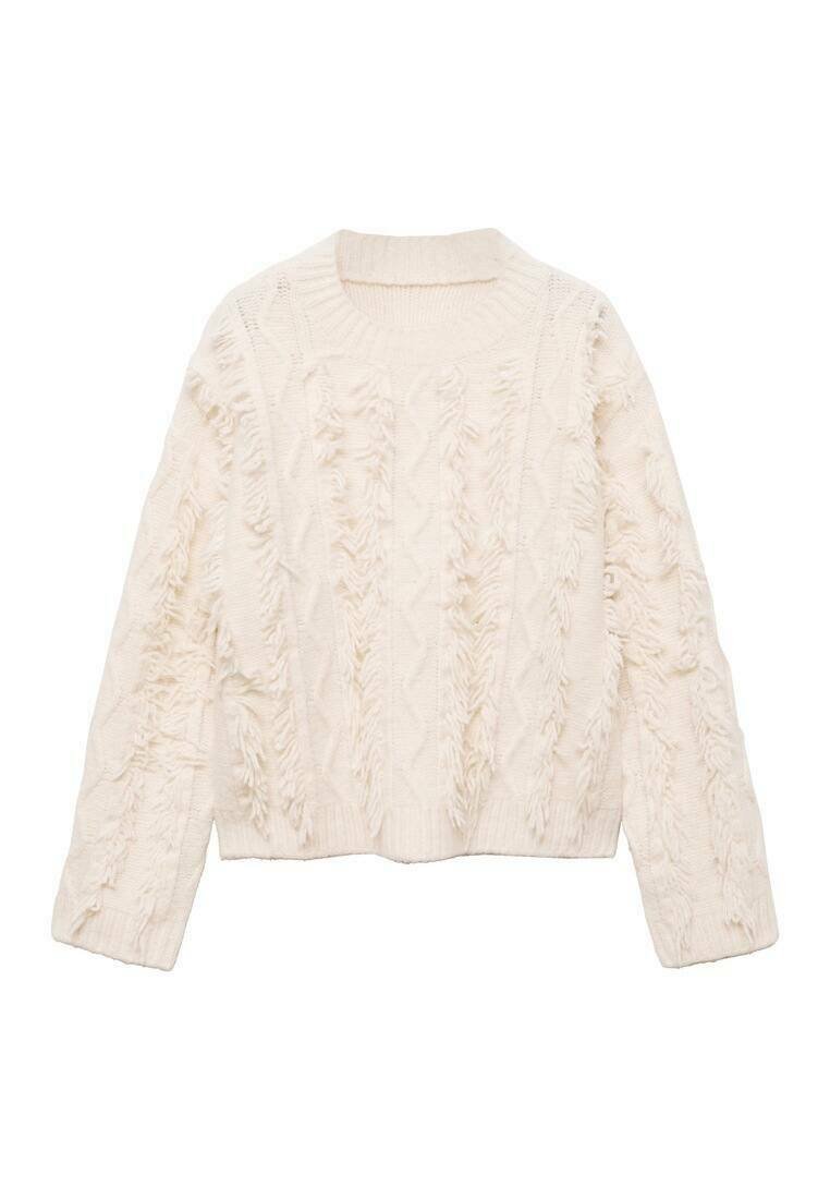 Mango Kids Svetr - off-white