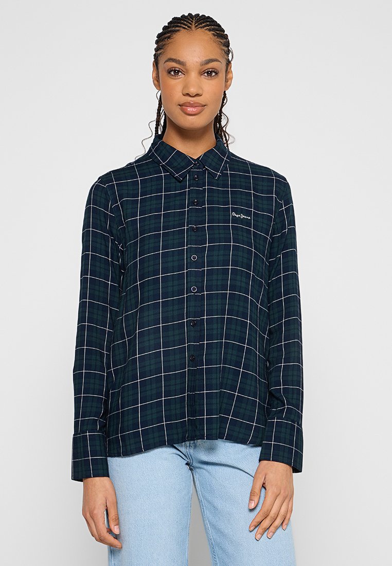 Pepe Jeans Overhemdblouse groen Pepe Jeans Overhemdblouse groen