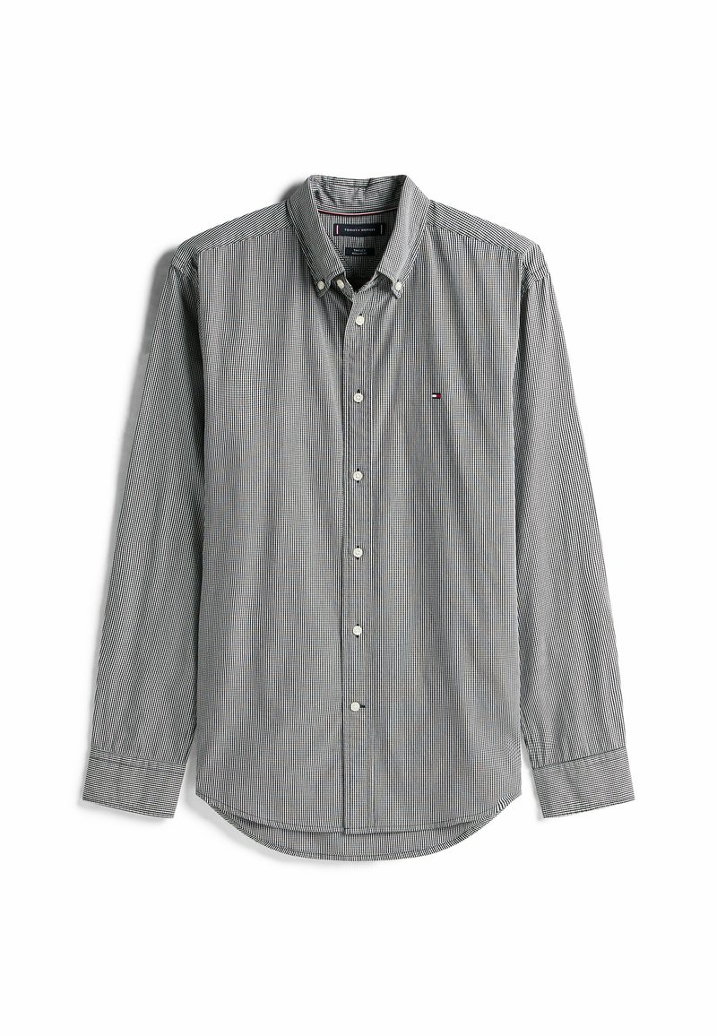 Tommy Hilfiger GINGHAM SHIRT - Overhemd - october grey check/grijs ...