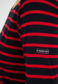 Armor lux MARINIÈRE STRIPE 3/4 T-SHIRT - T-shirt à manches longues - rich navy braise