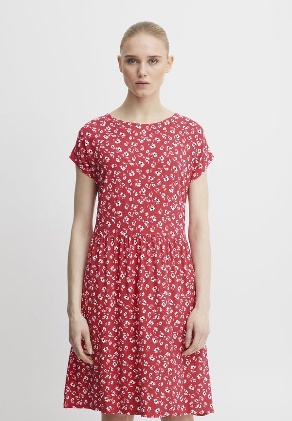 IHLISA - Jersey dress - raspberry wine flower