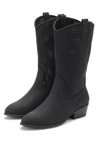 LASCANA WESTERNSTIEFEL - Cowboy-/Bikerboot - schwarz