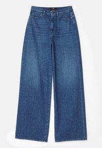 FLIP JEAN WIDE LEG - Straight leg jeans - midstone