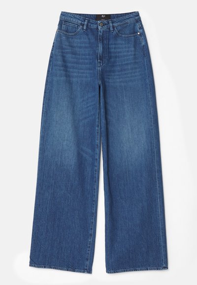 3x1 FLIP JEAN WIDE LEG - Ravne kavbojke - midstone
