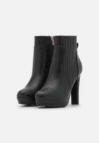 Anna Field Bottines à talons hauts - black