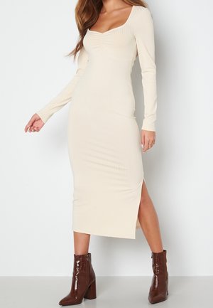 Robe en jersey - beige
