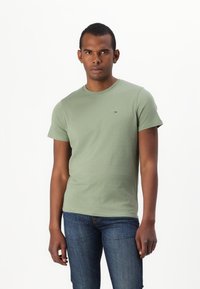 Tommy Jeans SLIM TEE - T-shirt - bas - aruba green