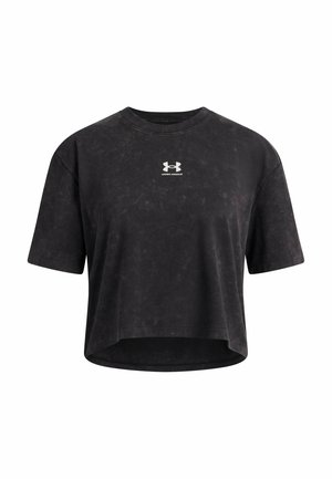 SHORT-SLEEVES UA G RIVAL WASH  SS - Basic T-shirt - black