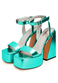 High Heel Sandalette - green