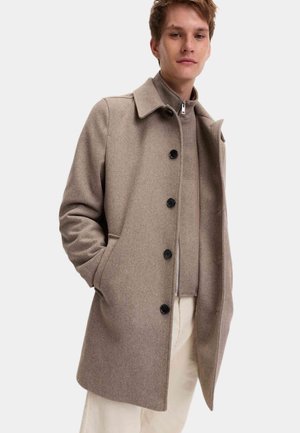 DOUBLE  - Cappotto classico - oatmeal