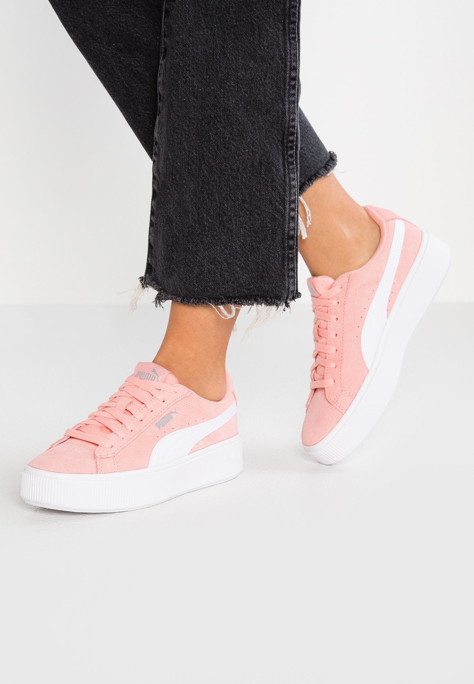 puma stacked trainers