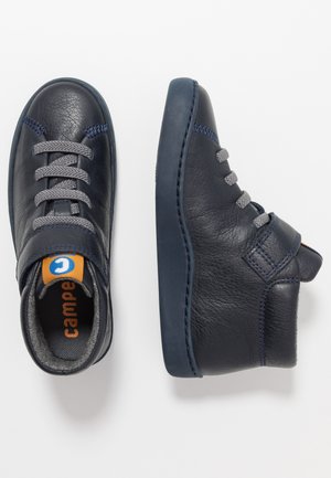 PEU TOURING KIDS - Höga sneakers - navy