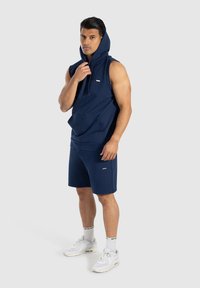 Smilodox MARELL TANK HOODIE - Top - marineblau
