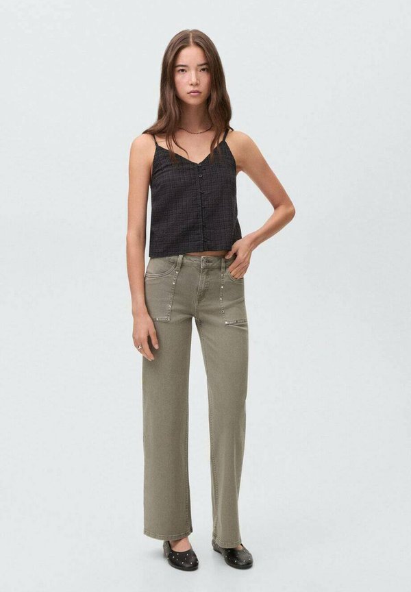 CULOTTE - MIT NIETEN - Flared Jeans