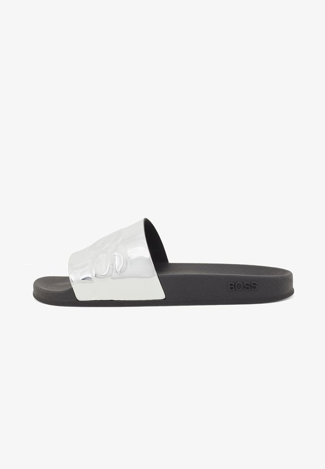 Mules - silver