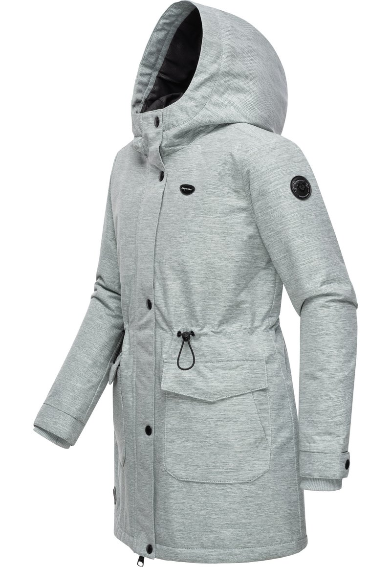 Ragwear WINTERJACKE REZINKA - Winter coat - transparent/white - Zalando