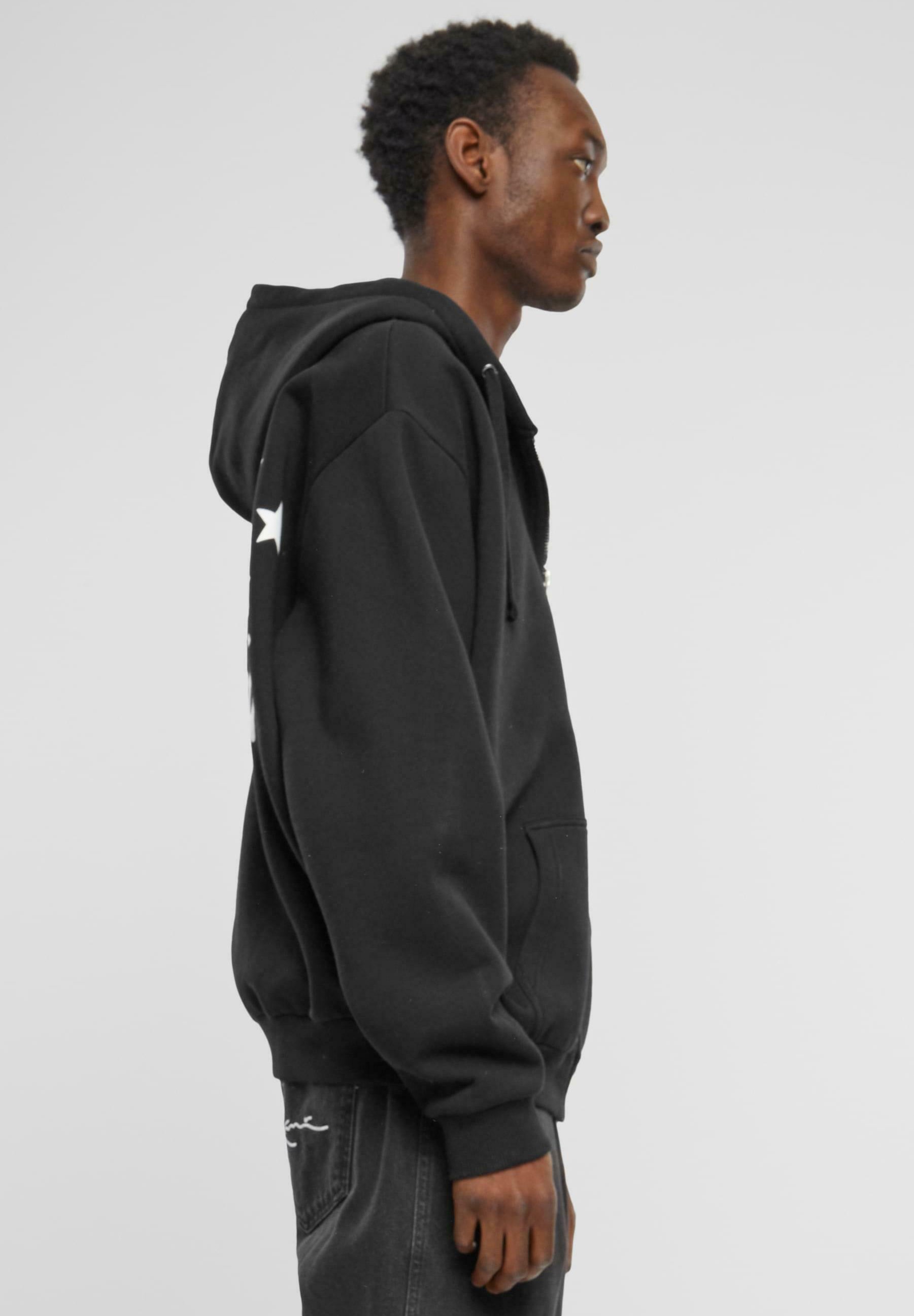 KARL KANI◆カールカナイ フーディ Oversized Zip Hoodie[Black] Karl Kani カールカナイ オーバーサイズ スウェット フーディ 白