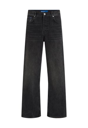 Traperice ravnih nogavica - minimal washed black