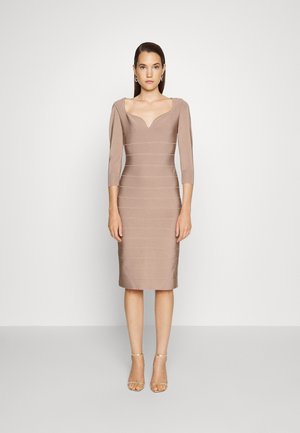 ICON SWEETHEART MIDI DRESS - Kokteilinė suknelė / vakarėlių suknelė - nude