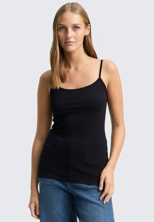 SLIM FIT - Top - deep black
