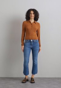 FRAME CROP MINI - Jeans straight leg - blue denim