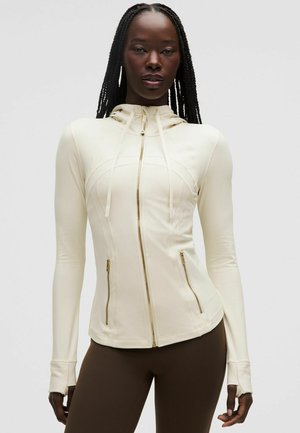 DEFINE HOODED - Spordijakk - light ivory gold