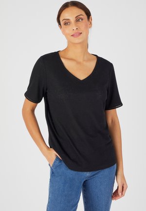 Damart À BASE - T-shirt print - noir