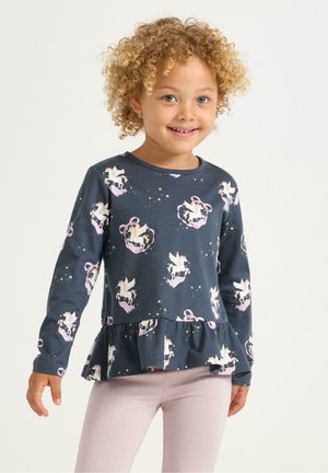 PEPLUM AOP - T-shirt à manches longues - dark grey